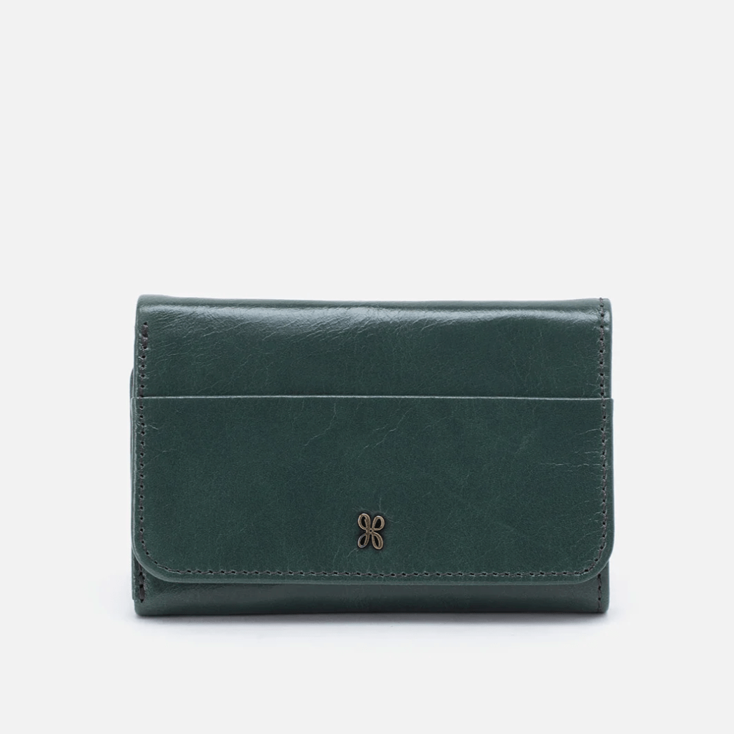 Hobo Bags Jill Mini Trifold Wallet - Sage Leaf