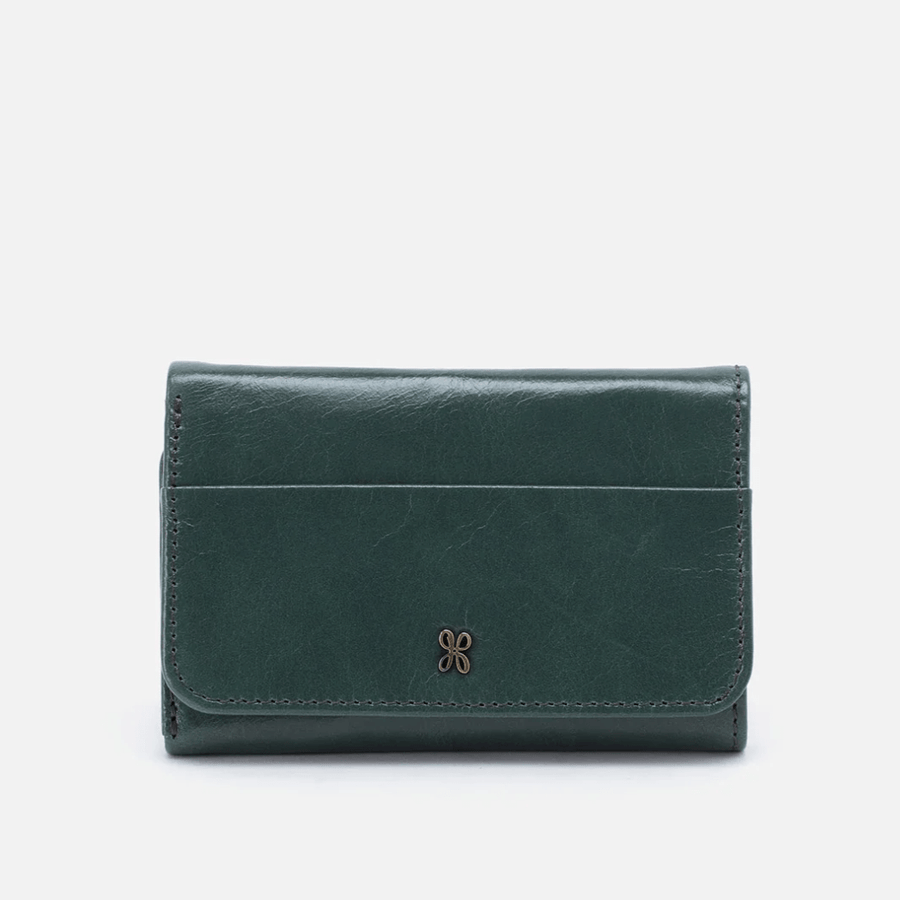Hobo Bags Jill Mini Trifold Wallet - Sage Leaf