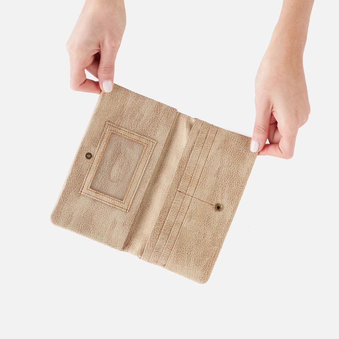 Hobo Bags Lumen Continental Wallet - Gold Leaf