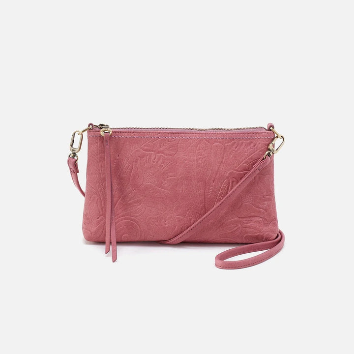 Hobo Crossbody Darcy Crossbody Bag - Mauve Tooled Emboss