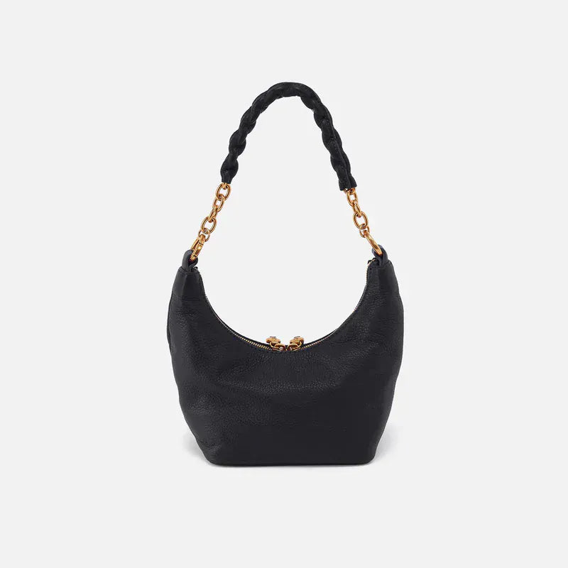 Hobo Fashion Astrid Small Crossbody - Pebbled Leather | Black