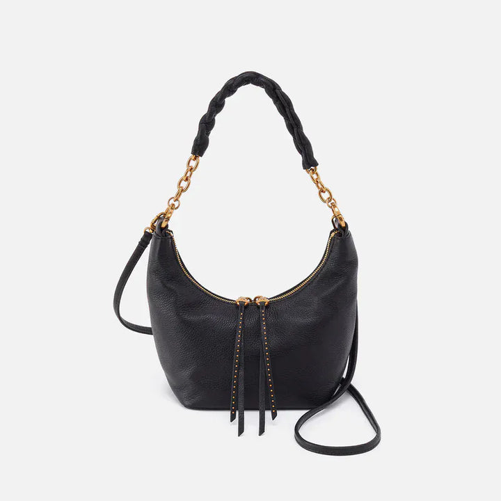Hobo Fashion Astrid Small Crossbody - Pebbled Leather | Black