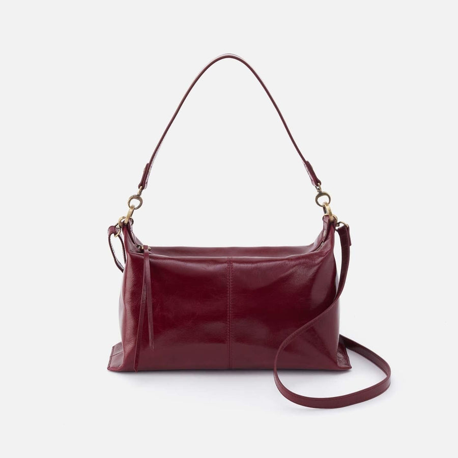 Hobo Fashion Avon Shoulder Bag - Polished Leather | Saddleberry