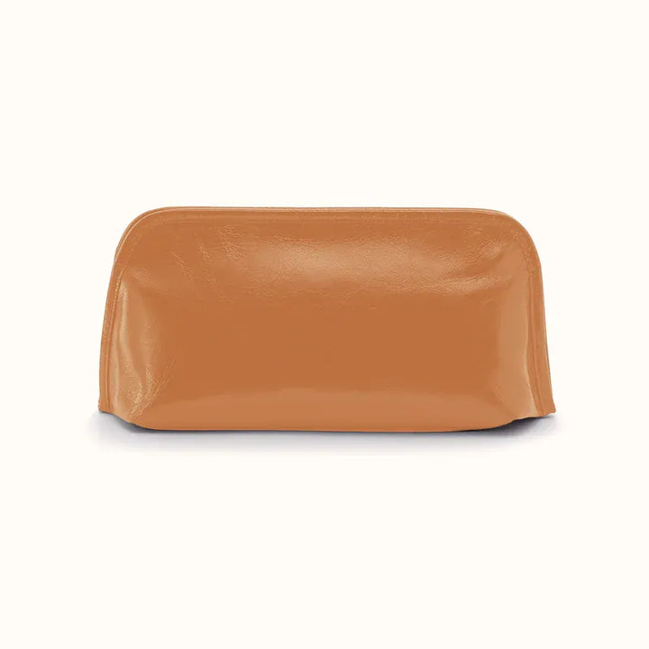 Hobo Fashion Beauty Brush Case - Polished Leather | Natural