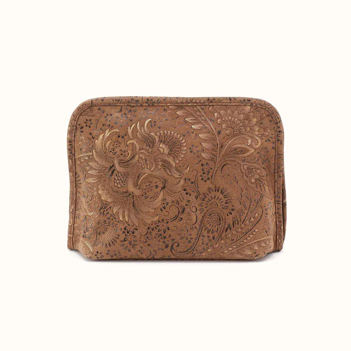 Hobo Fashion Beauty Cosmetic Pouch - Printed Leather | Mink Folklore