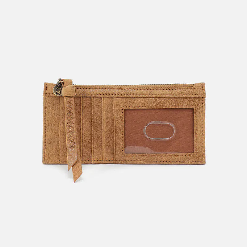 Hobo Fashion Carte Card Case - Buffed Leather | Whiskey