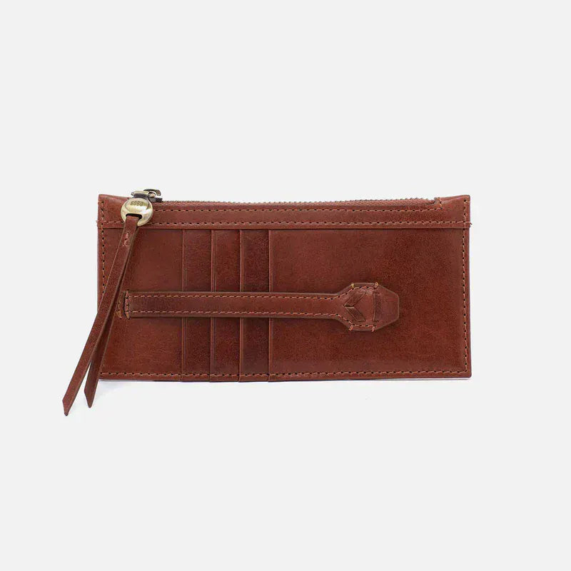 Hobo Fashion Carte Card Case - Patina Leather | Pecan Ridge