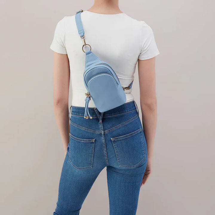 Hobo Fashion Cass Small Sling - Pebbled Leather | Seabreeze