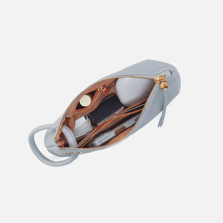 Hobo Fashion Daisy Daze Large Wristlet - Pebbled Leather | Indigo Cloud