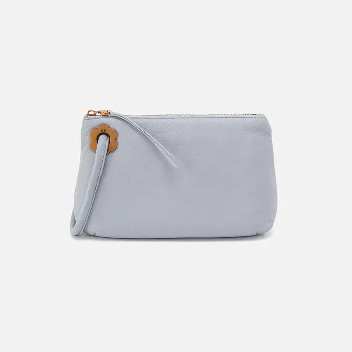 Hobo Fashion Daisy Daze Large Wristlet - Pebbled Leather | Indigo Cloud