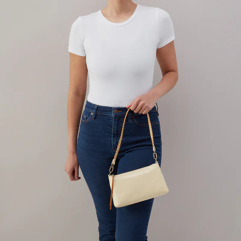 Hobo Fashion Darcy Carry-All Crossbody - Polished Leather | Butter Yellow