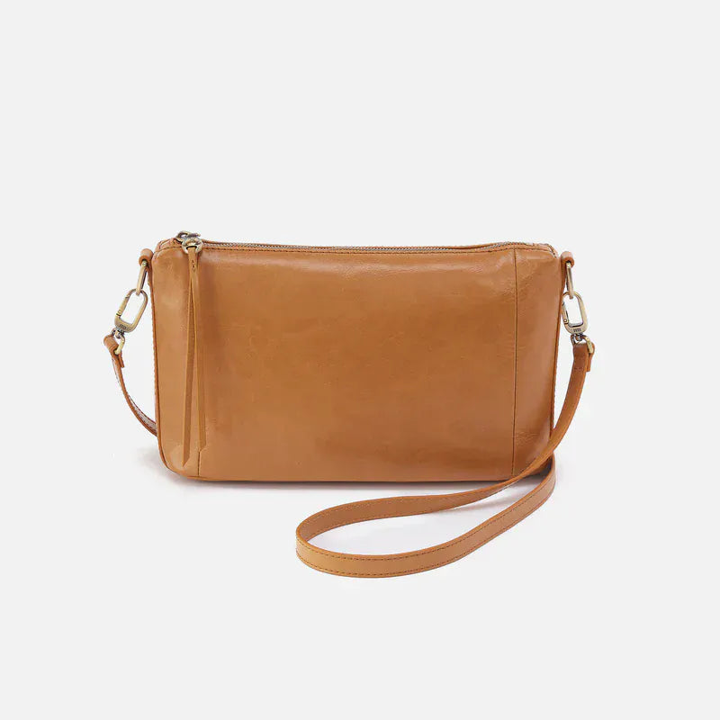 Hobo Fashion Darcy Carry-All Crossbody - Polished Leather | Natural