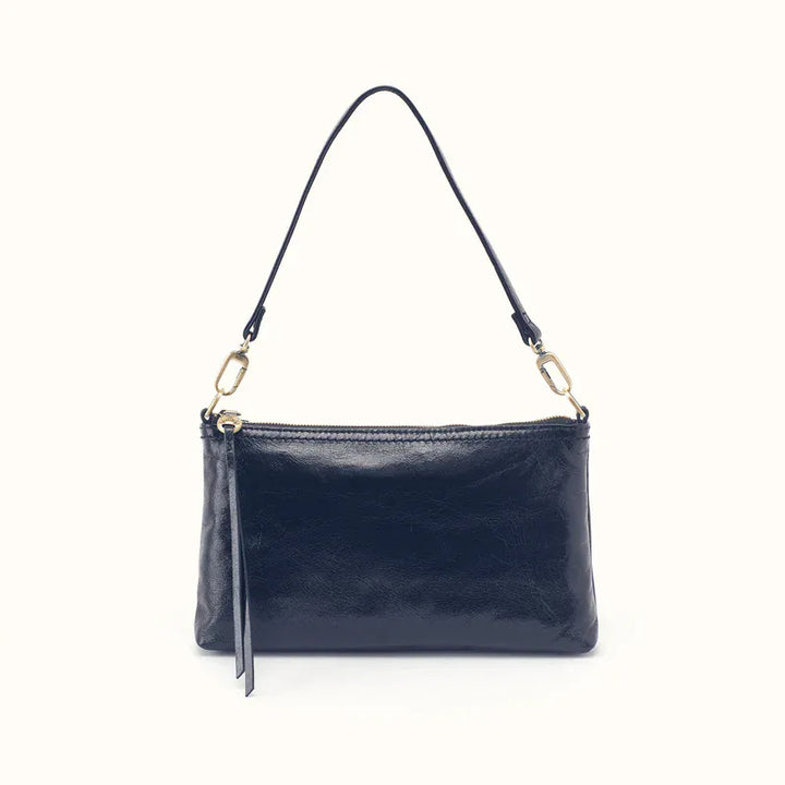 Hobo Fashion Darcy Crossbody - Polished Leather | Ink Navy
