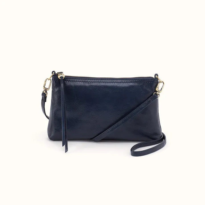 Hobo Fashion Darcy Crossbody - Polished Leather | Ink Navy