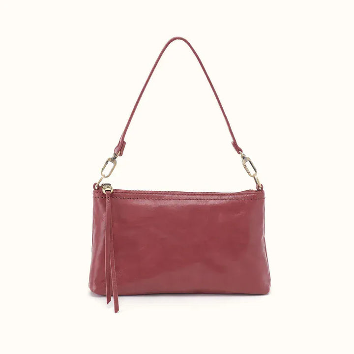 Hobo Fashion Darcy Crossbody - Polished Leather | Rosewood
