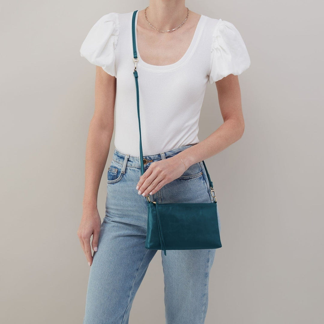 Hobo Fashion Darcy Crossbody - Polished Leather | Wild Bluegrass