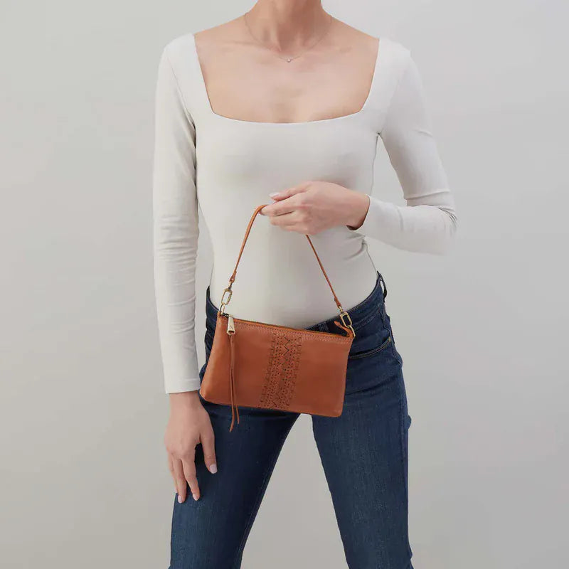 Hobo Fashion Darcy Crossbody - Washed Leather | Harvest Wheat