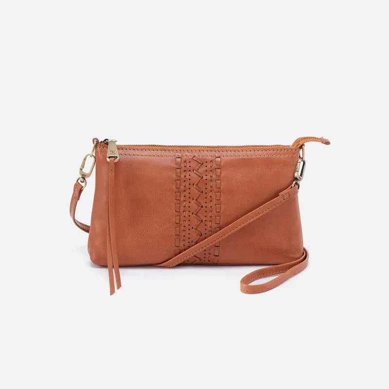 Hobo Fashion Darcy Crossbody - Washed Leather | Harvest Wheat
