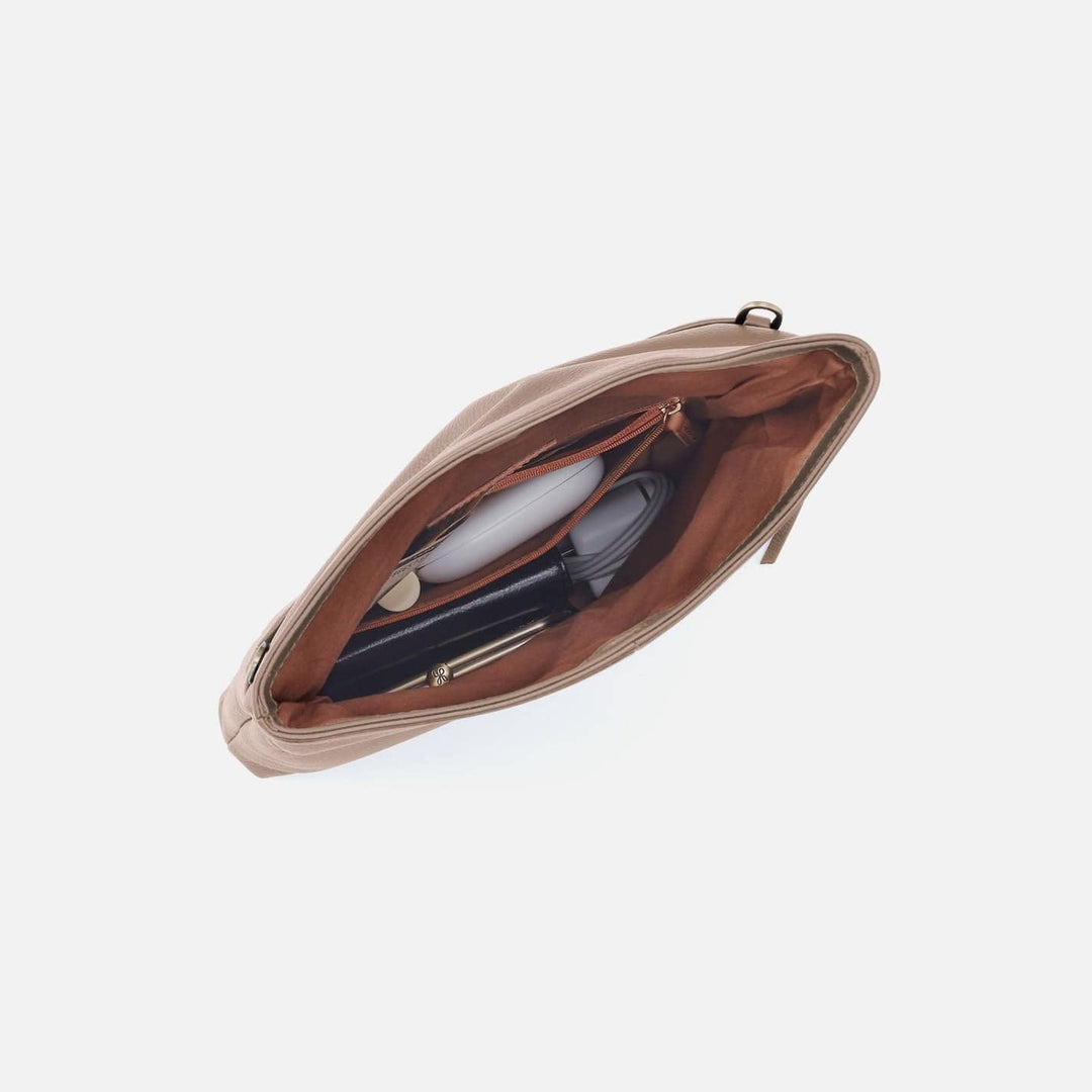 Hobo Fashion Draft Crossbody - Pebbled Leather | Warm Adobe
