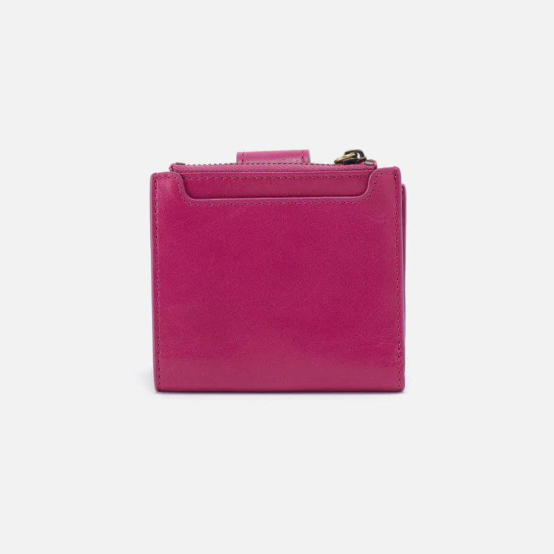 Hobo Fashion Dunn Mini Wallet - Polished Leather  | Cactus Flower