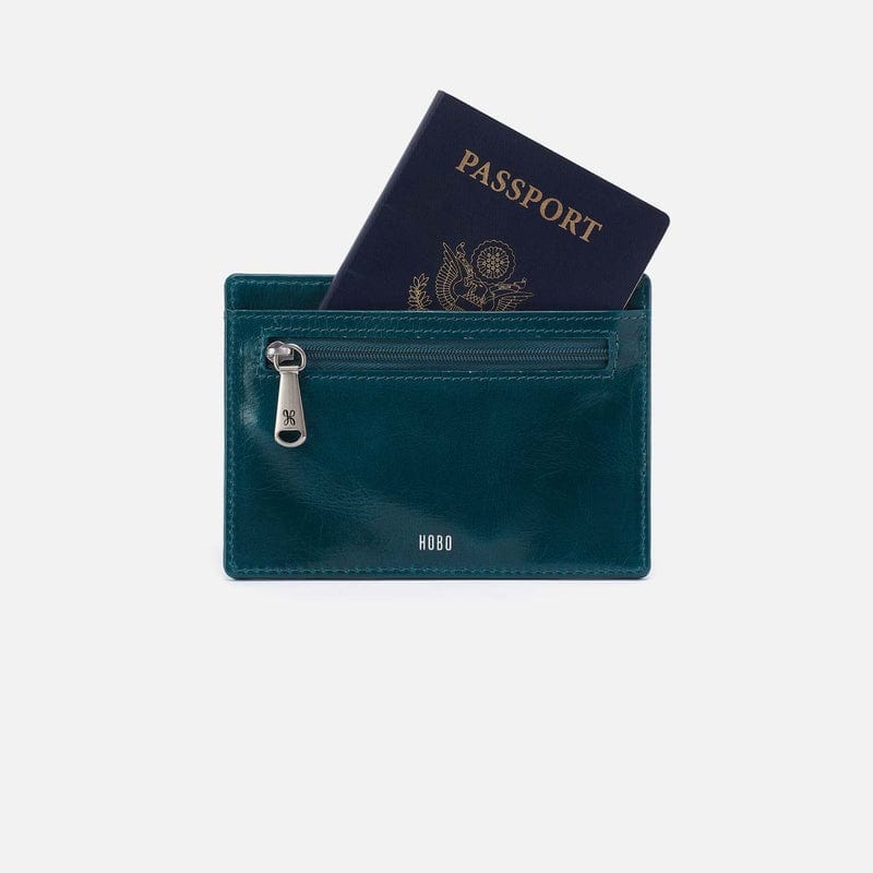 Hobo Fashion Euro Slide Card Case - Polished Leather | Wild Bluegrass