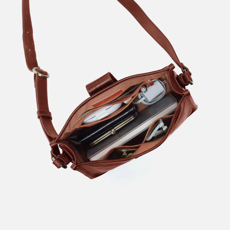 Hobo Fashion Expedition Medium Crossbody - Patina Leather | Pecan Ridge