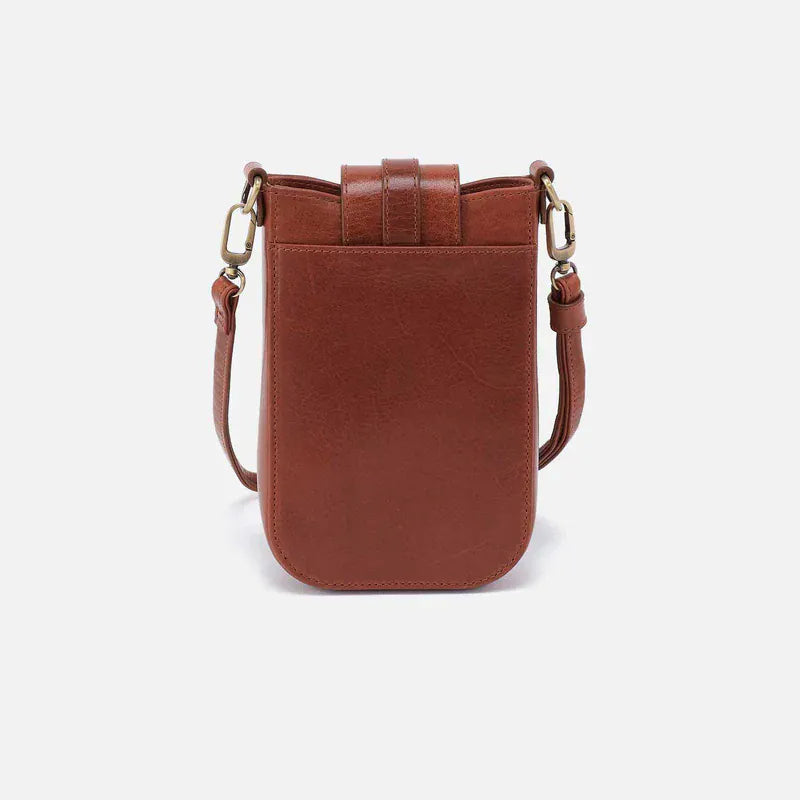 Hobo Fashion Expedition Phone Crossbody - Patina Leather | Pecan Ridge