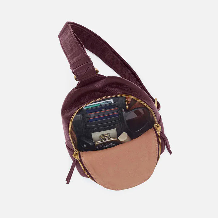 Hobo Fashion Fern Sling - Pebbled Leather | Mulberry Glaze