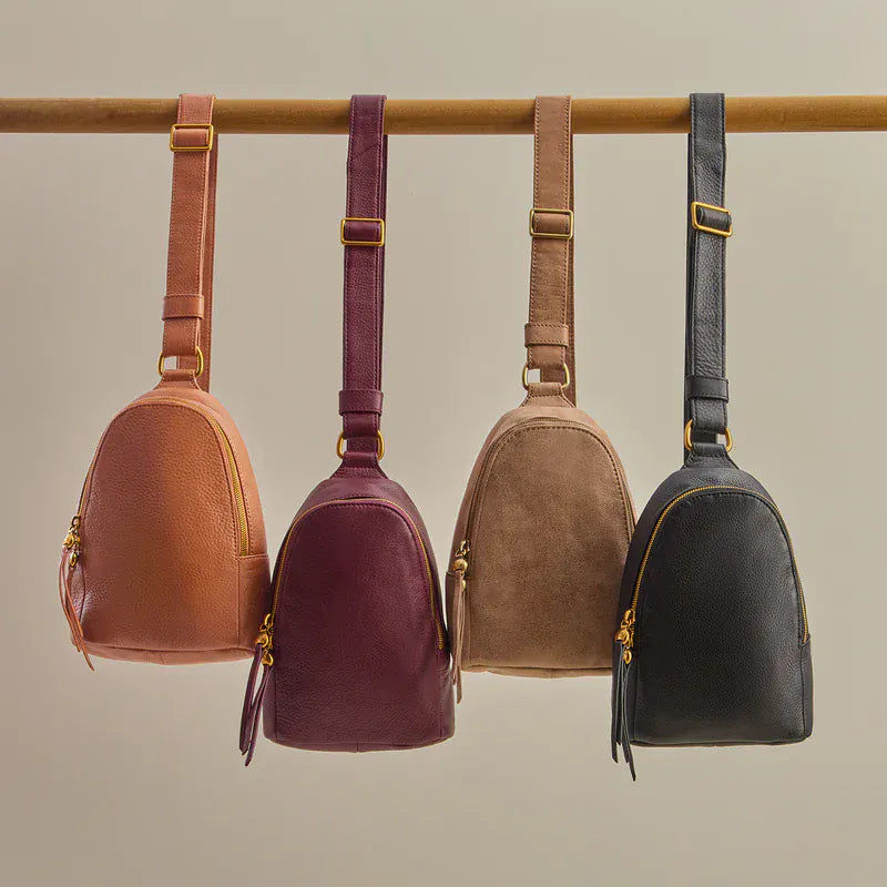 Hobo Fashion Fern Sling - Pebbled Leather | Mulberry Glaze