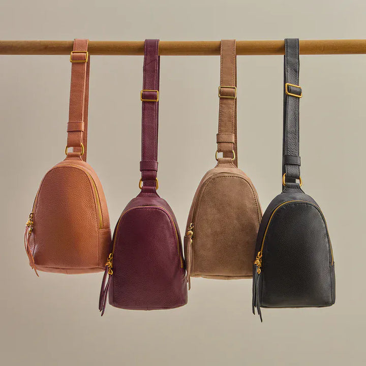 Hobo Fashion Fern Sling - Pebbled Leather | Mulberry Glaze