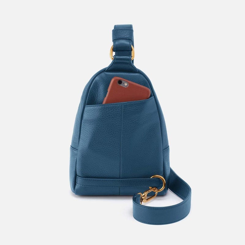 Hobo Fashion Fern Sling - Pebbled Leather | Peacock Feather