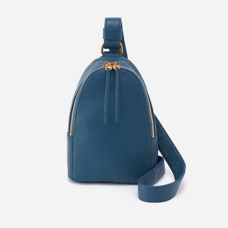 Hobo Fashion Fern Sling - Pebbled Leather | Peacock Feather