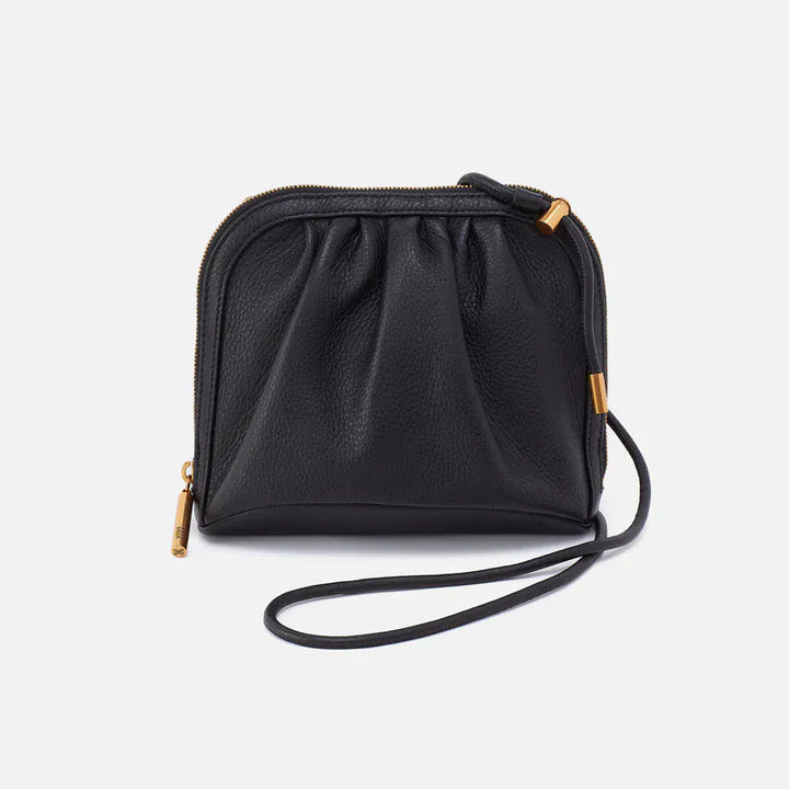 Hobo Fashion Isabelle Crossbody - Pebbled Leather | Black
