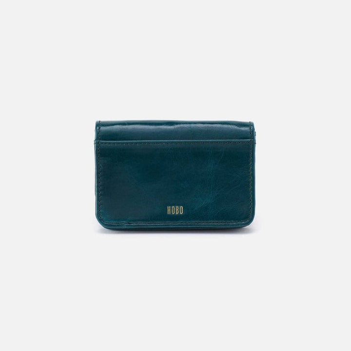 Hobo Fashion Jill Flap Card Case - Polished Leather | Wild Bluegrass