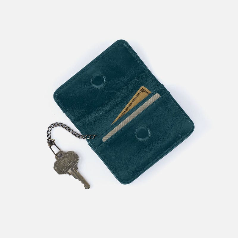 Hobo Fashion Jill Flap Card Case - Polished Leather | Wild Bluegrass