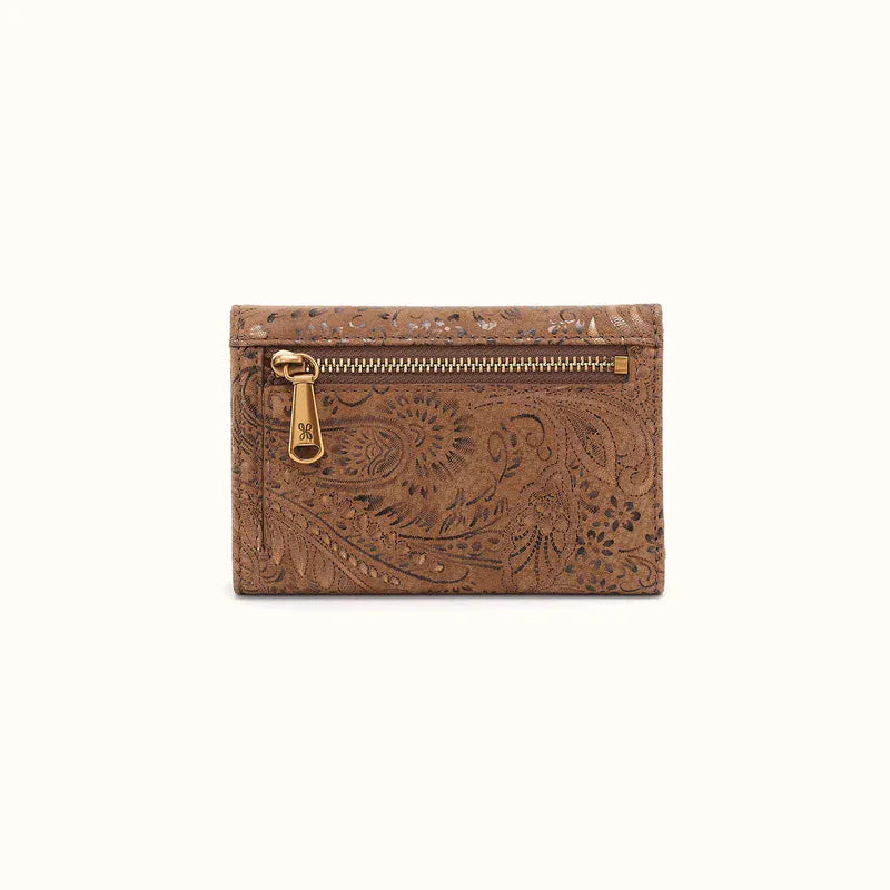 Hobo Fashion Jill Trifold Wallet - Printed Leather | Mink Folklore