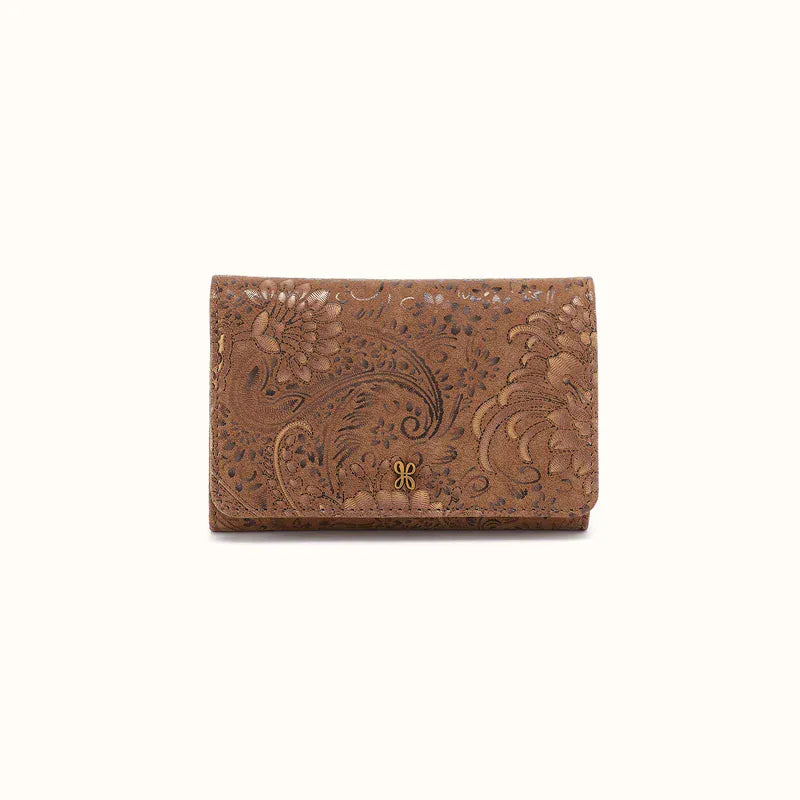 Hobo Fashion Jill Trifold Wallet - Printed Leather | Mink Folklore