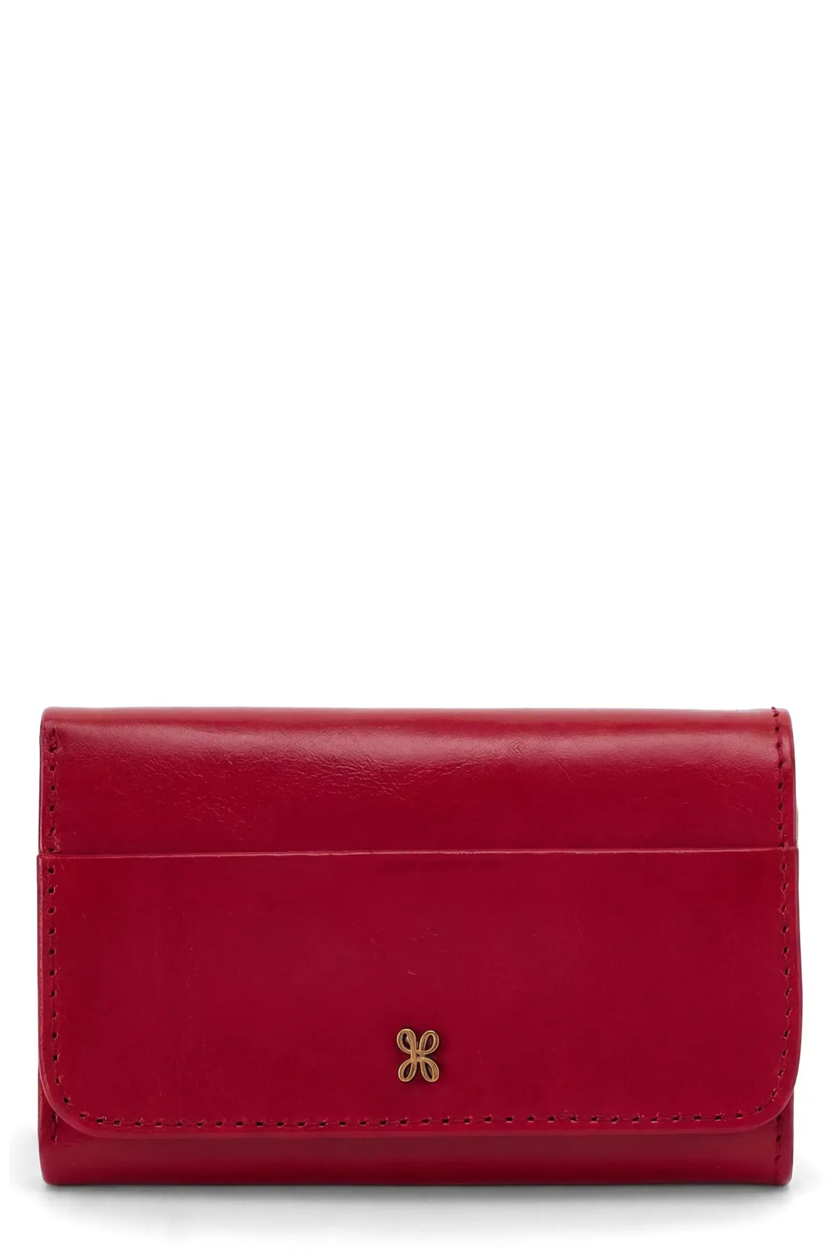 Hobo Fashion Jill Trifold Wallet | True Red