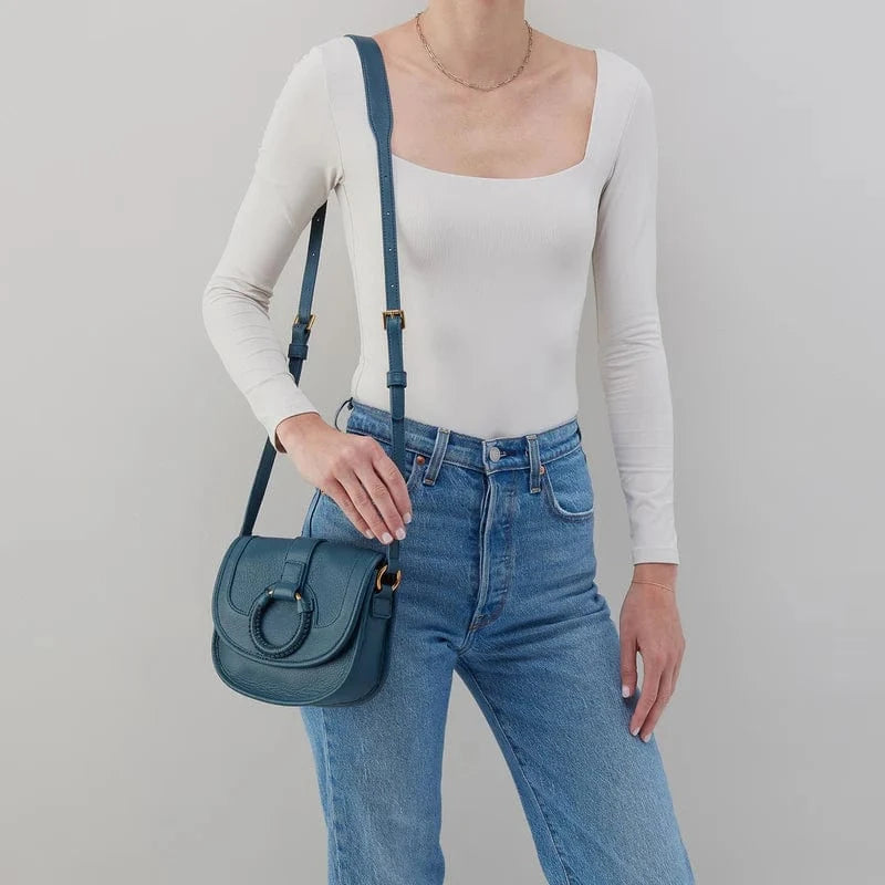 Hobo Fashion Kiva Small Crossbody | Peacock Feather