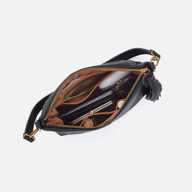 Hobo Fashion Kori Crossbody Bag - Black