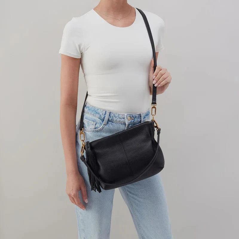 Hobo Fashion Kori Crossbody Bag - Black