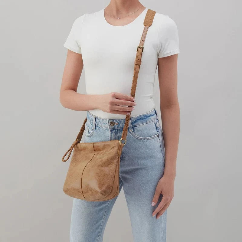 Hobo Fashion Lasso Medium Crossbody Bag - Whiskey