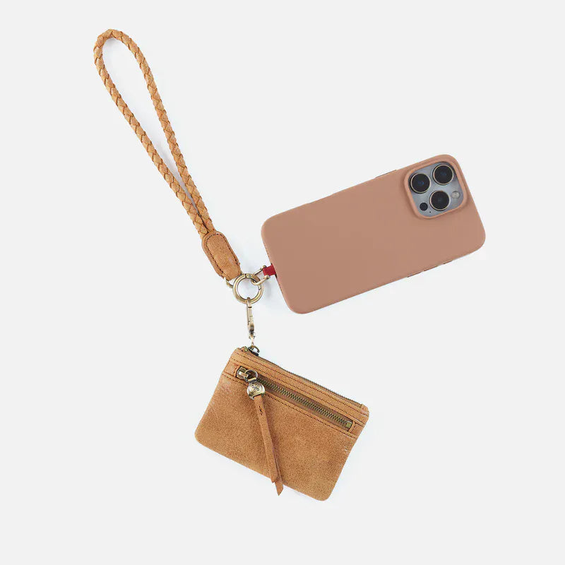Hobo Fashion Lasso Phone Wristlet - Buffed Leather | Whiskey