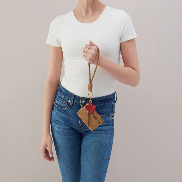Hobo Fashion Lasso Phone Wristlet - Buffed Leather | Whiskey