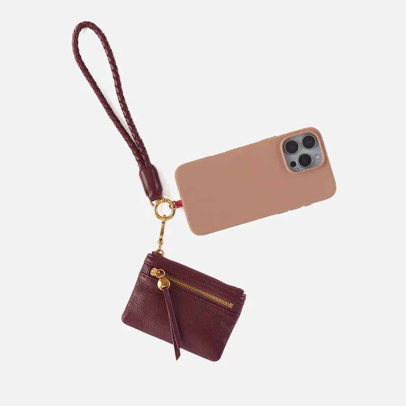 Hobo Fashion Lasso Phone Wristlet - Pebbled Leather | Mulberry Glaze