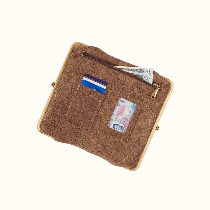 Hobo Fashion Lauren Clutch-Wallet - Printed Leather | Mink Folklore