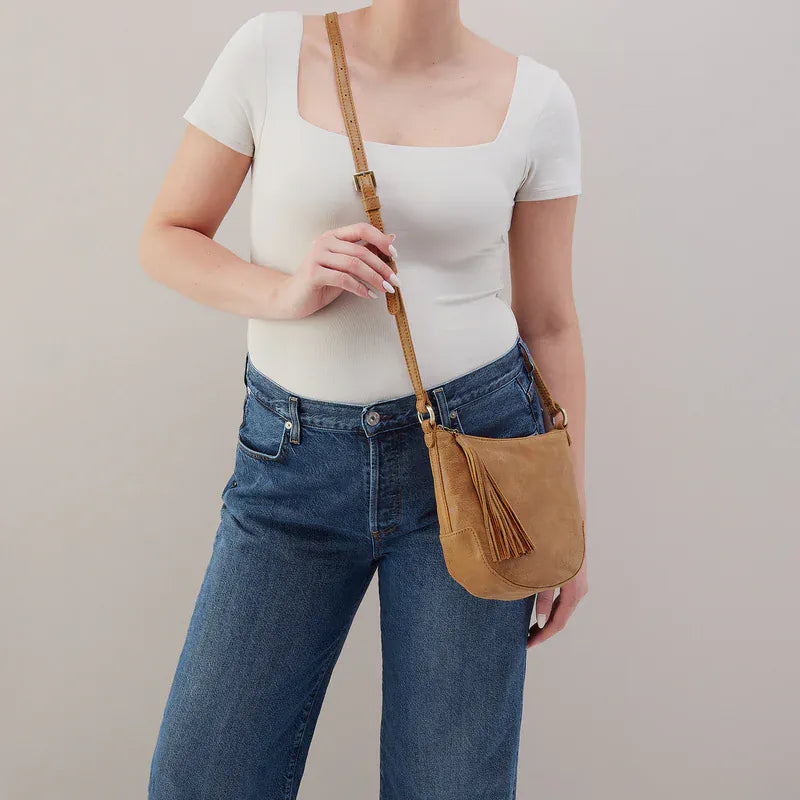 Hobo Fashion Lexi Crossbody - Buffed Leather | Whiskey