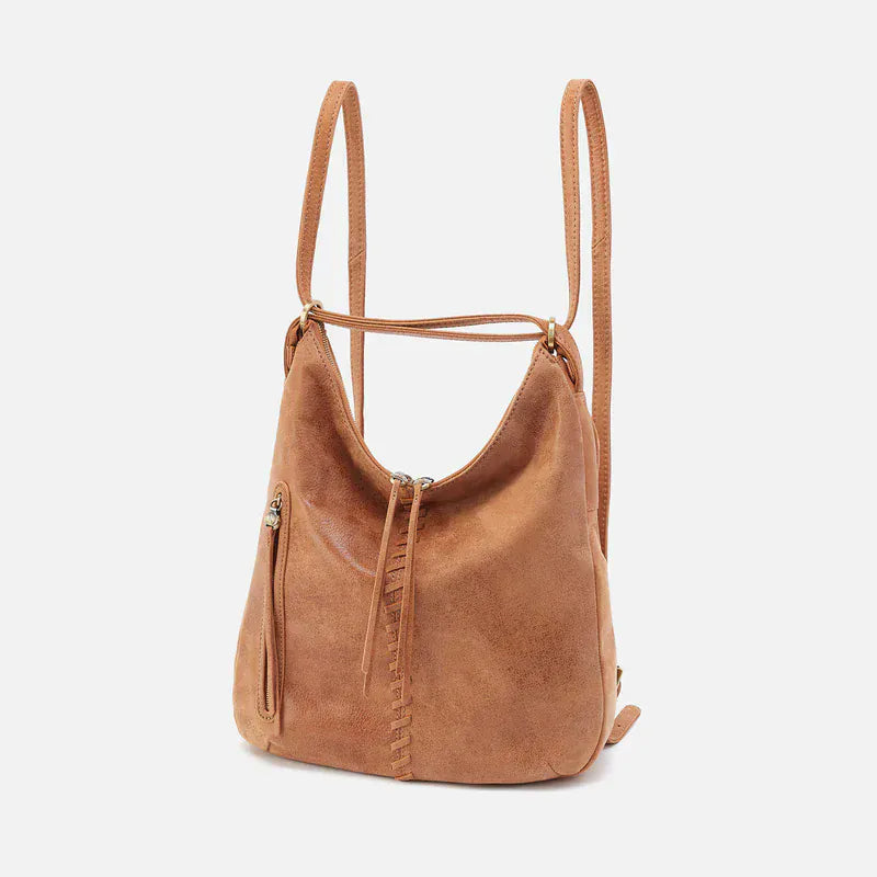 Hobo Fashion Merrin Convertible Backpack - Buffed Leather | Whiskey