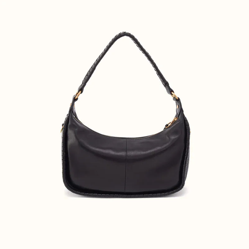 Hobo Fashion Mia Crescent Hobo Bag - Smooth Leather | Black