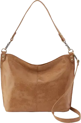 Hobo Fashion Pier Shoulder Bag - Buffed Leather | Whiskey